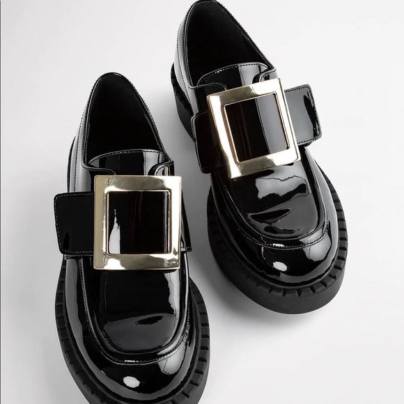 Black Tony Bianco Loafers - Picture 1 of 7